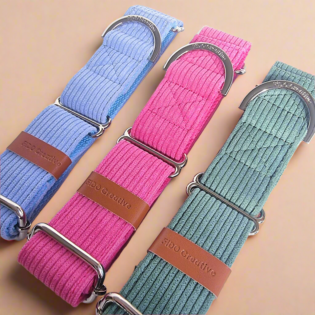 Hot Pink Corduroy Martingale Collar