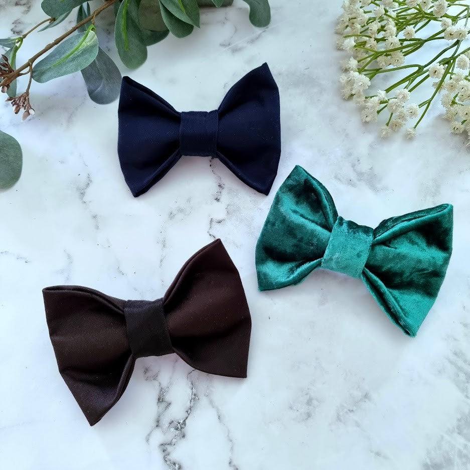 Matching dog bow tie