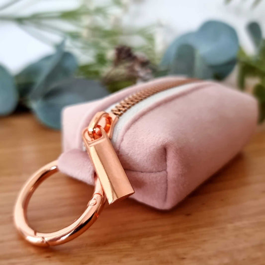 luxury pink dog poop bag holder