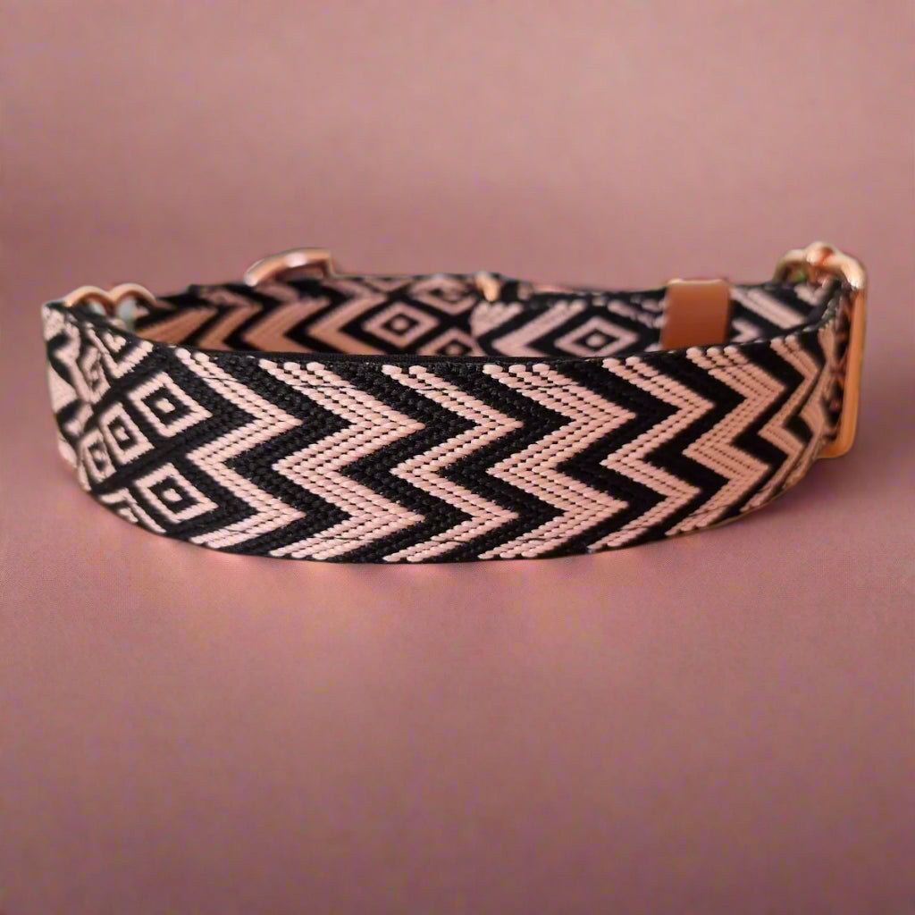 zig zag martingale dog collar