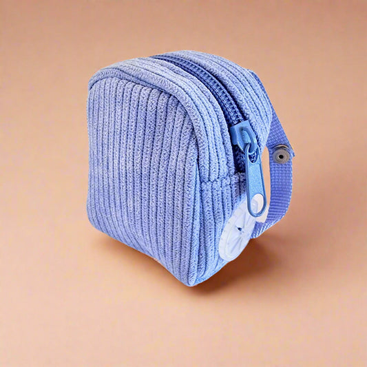 Corduroy dog bag holder 