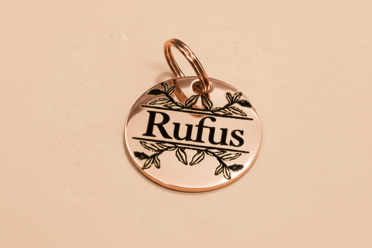 Dog name ID tag - Ginger