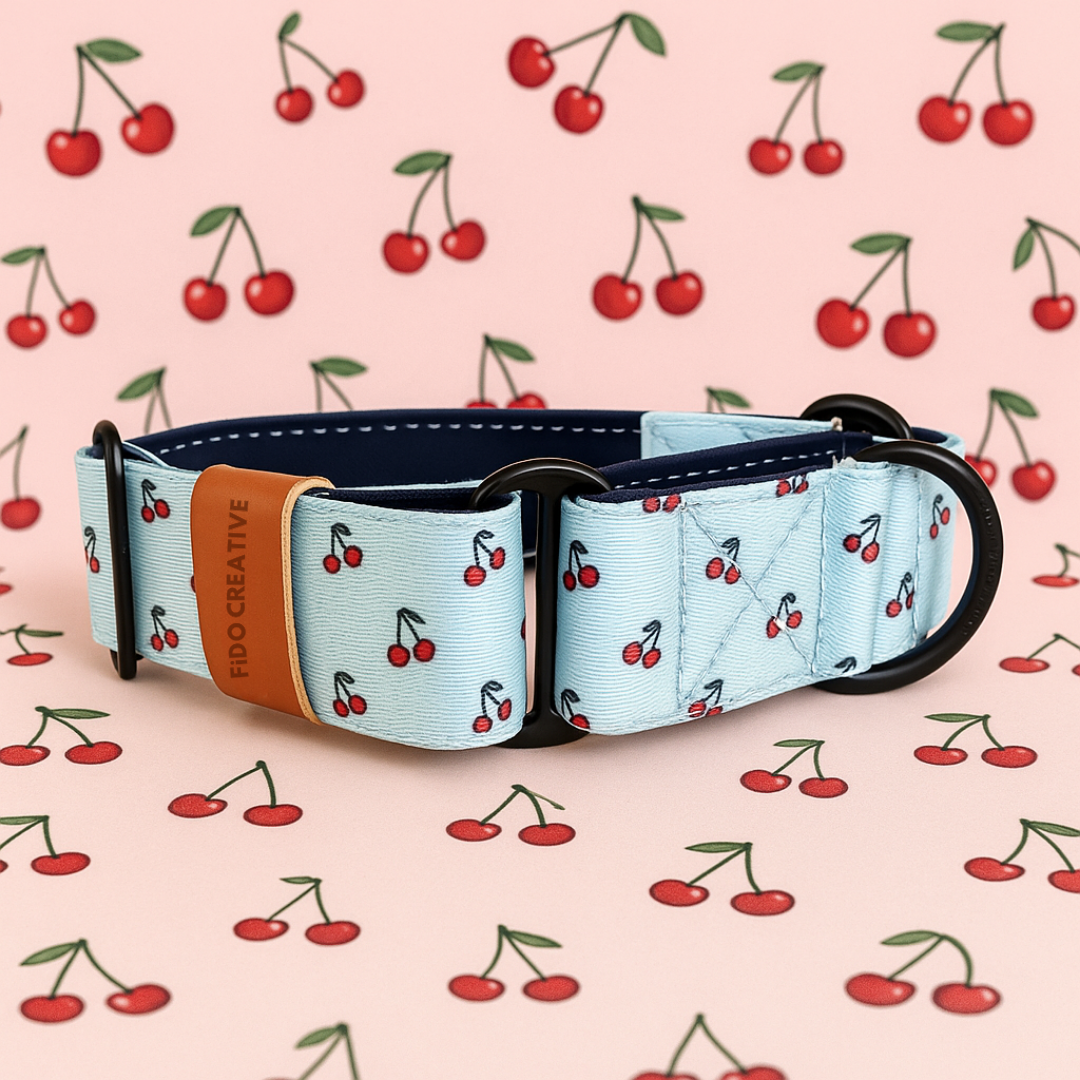 Cherry Martingale Collar