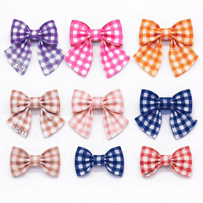 Custom dog bow ties