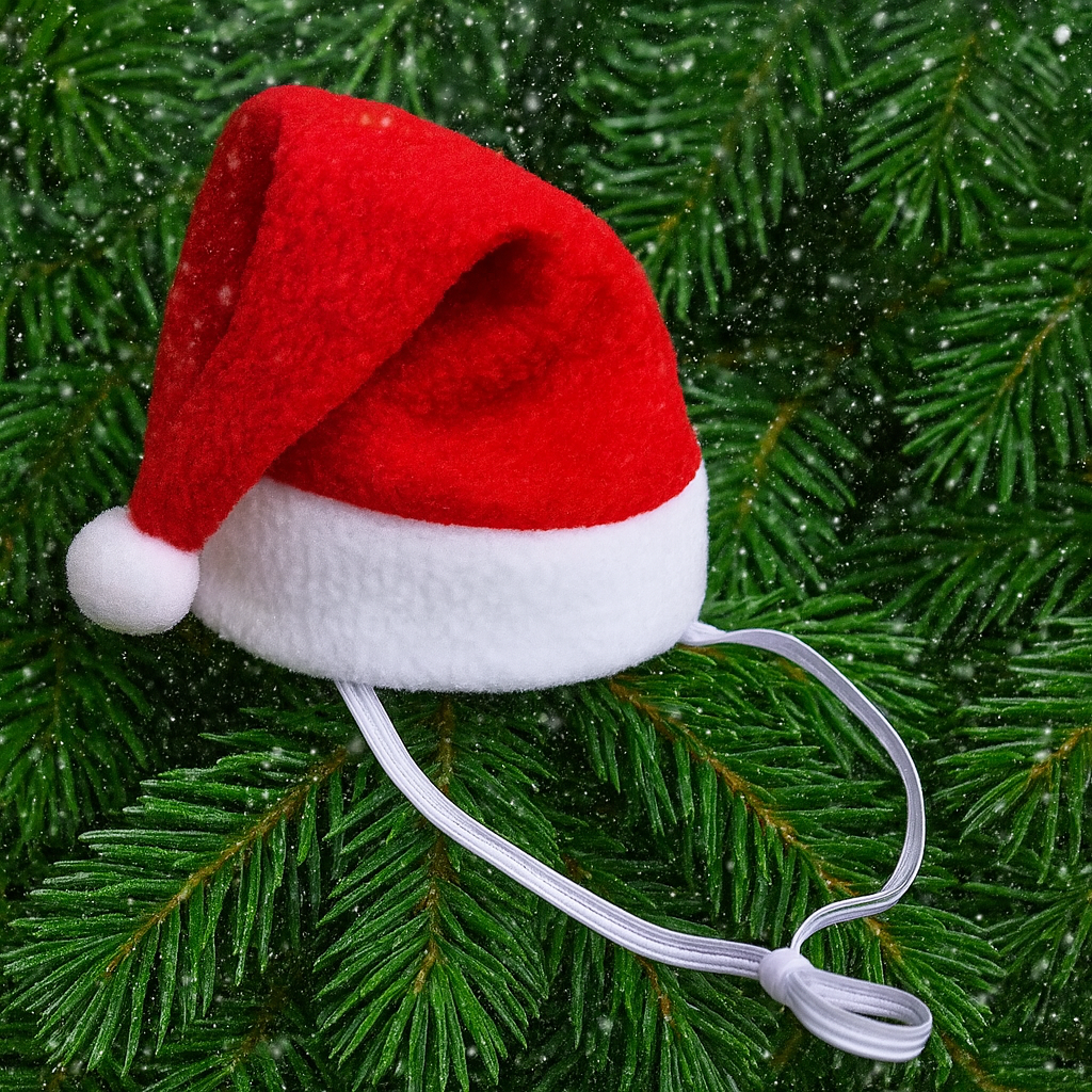 Pet santa hat