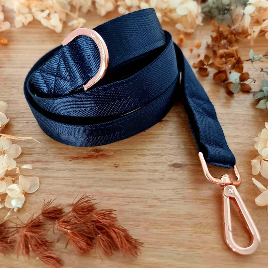 Navy Blue dog leash