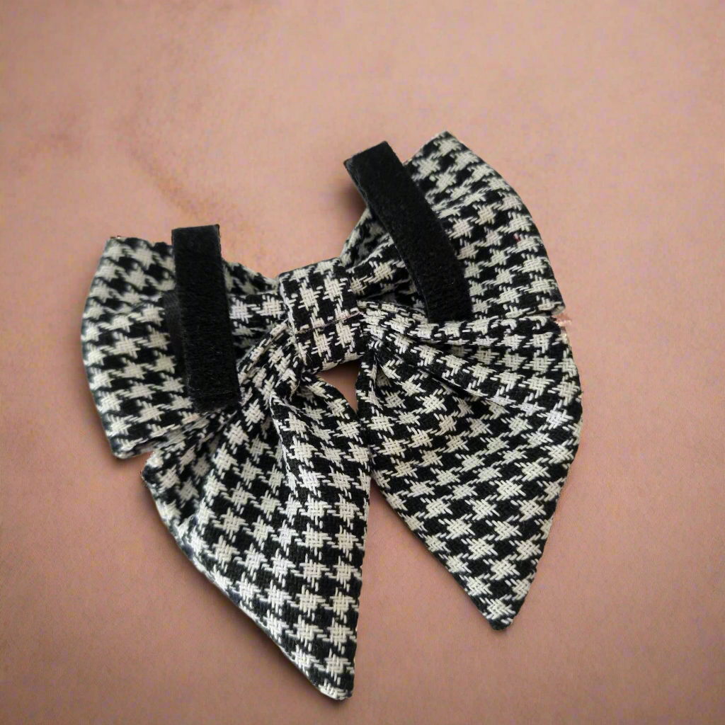 Dog bow tie - Houndstooth