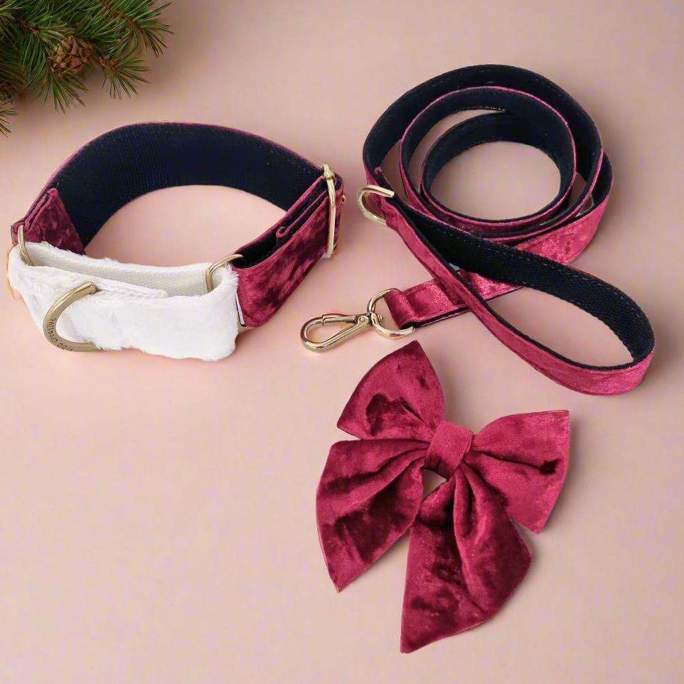 Santa Paws martingale collar