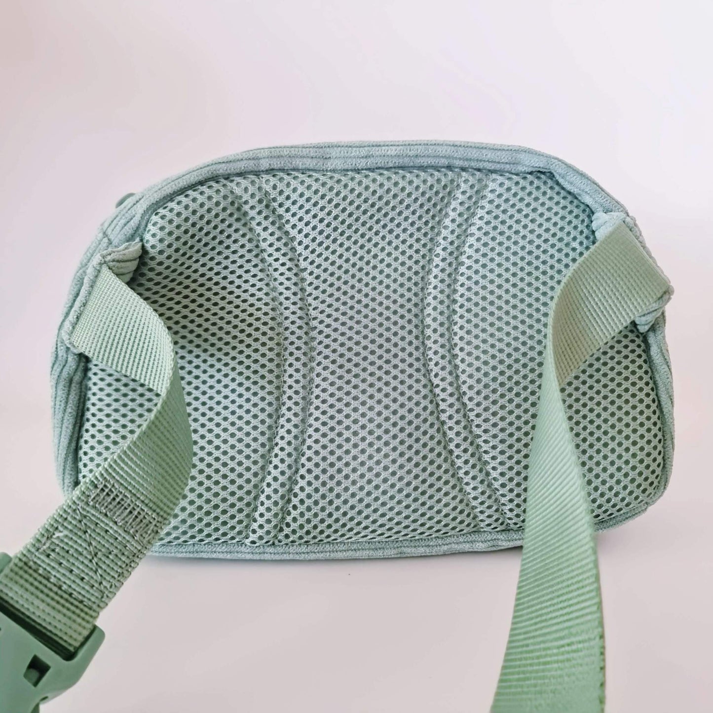 Dog walking bag - Sage green corduroy