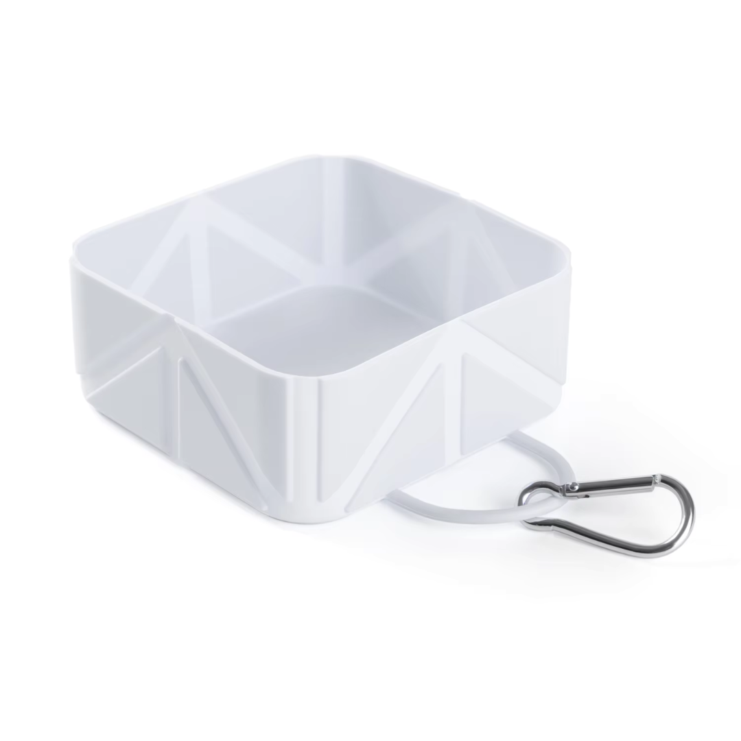 Foldable dog bowl - Light Grey