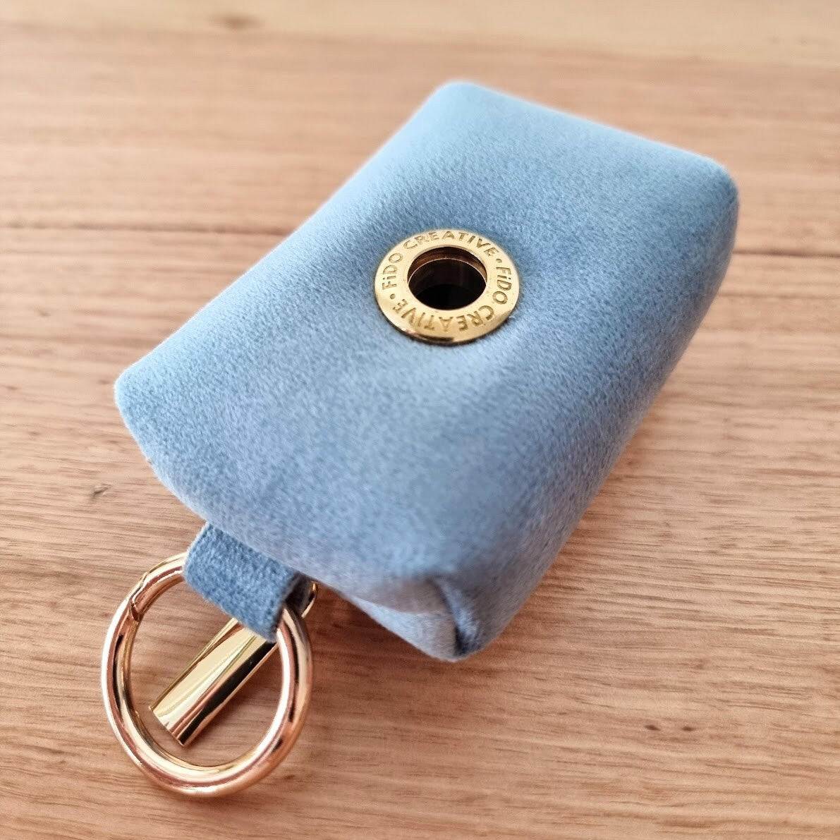 dog tidy bag holder blue