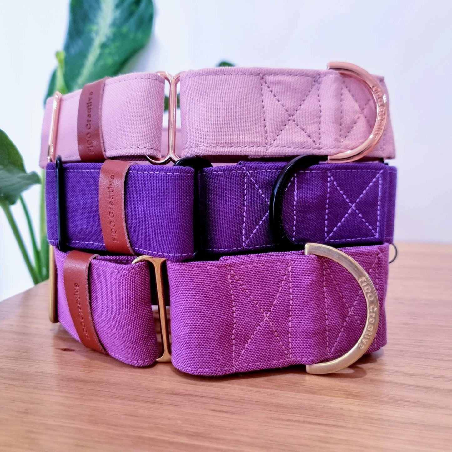 Martingale collar - Passiona Purple - Water resistant