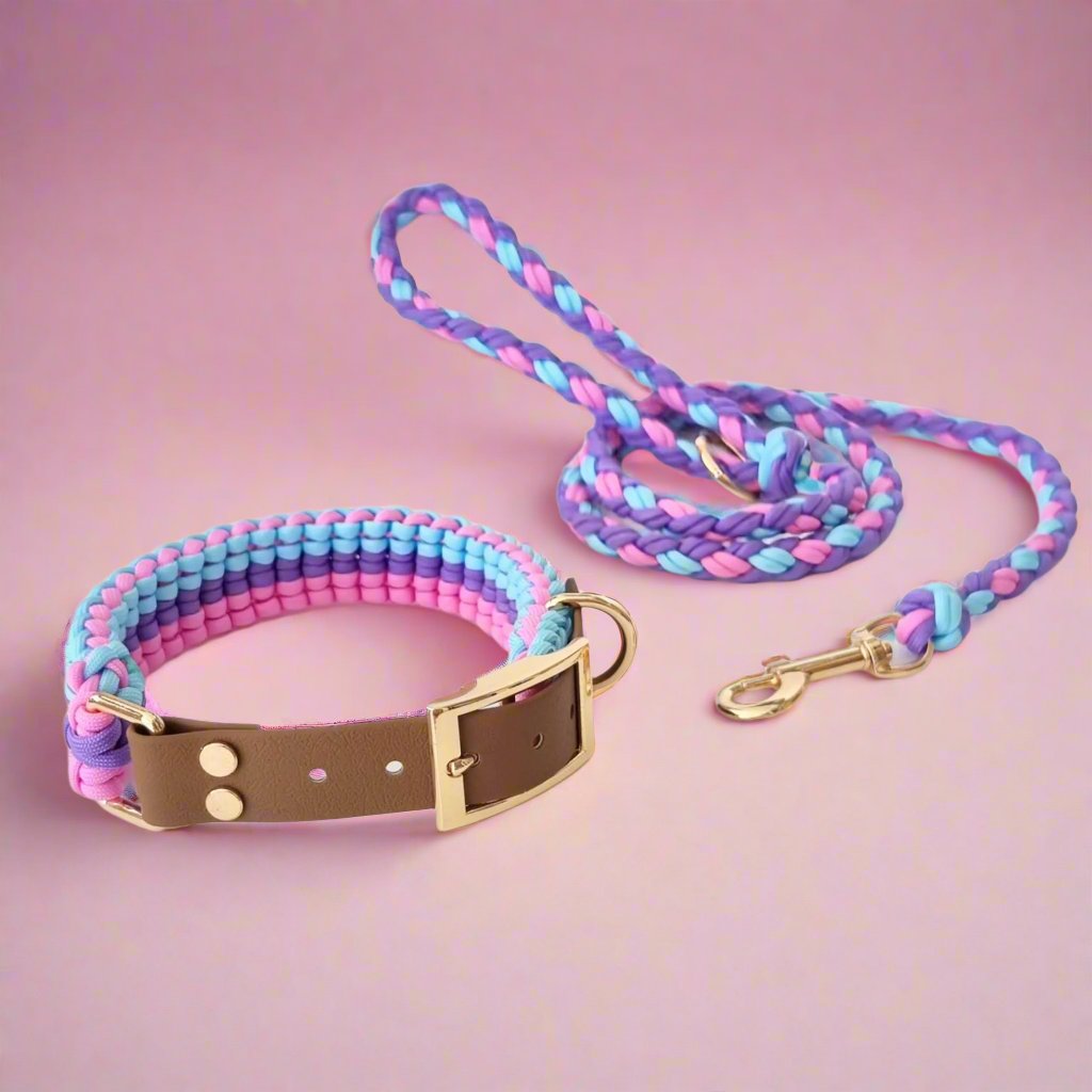 Unicorn Paracord Dog Collar