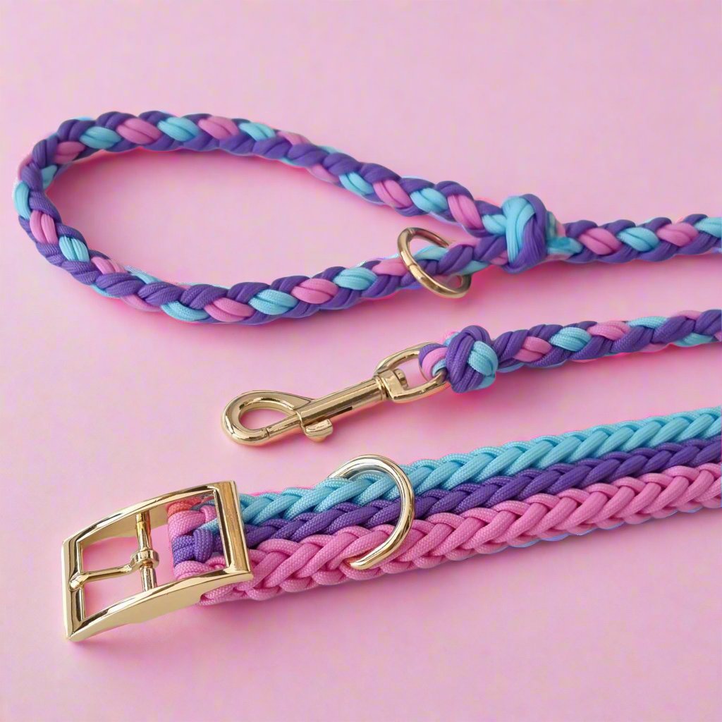 Unicorn Paracord Dog Collar