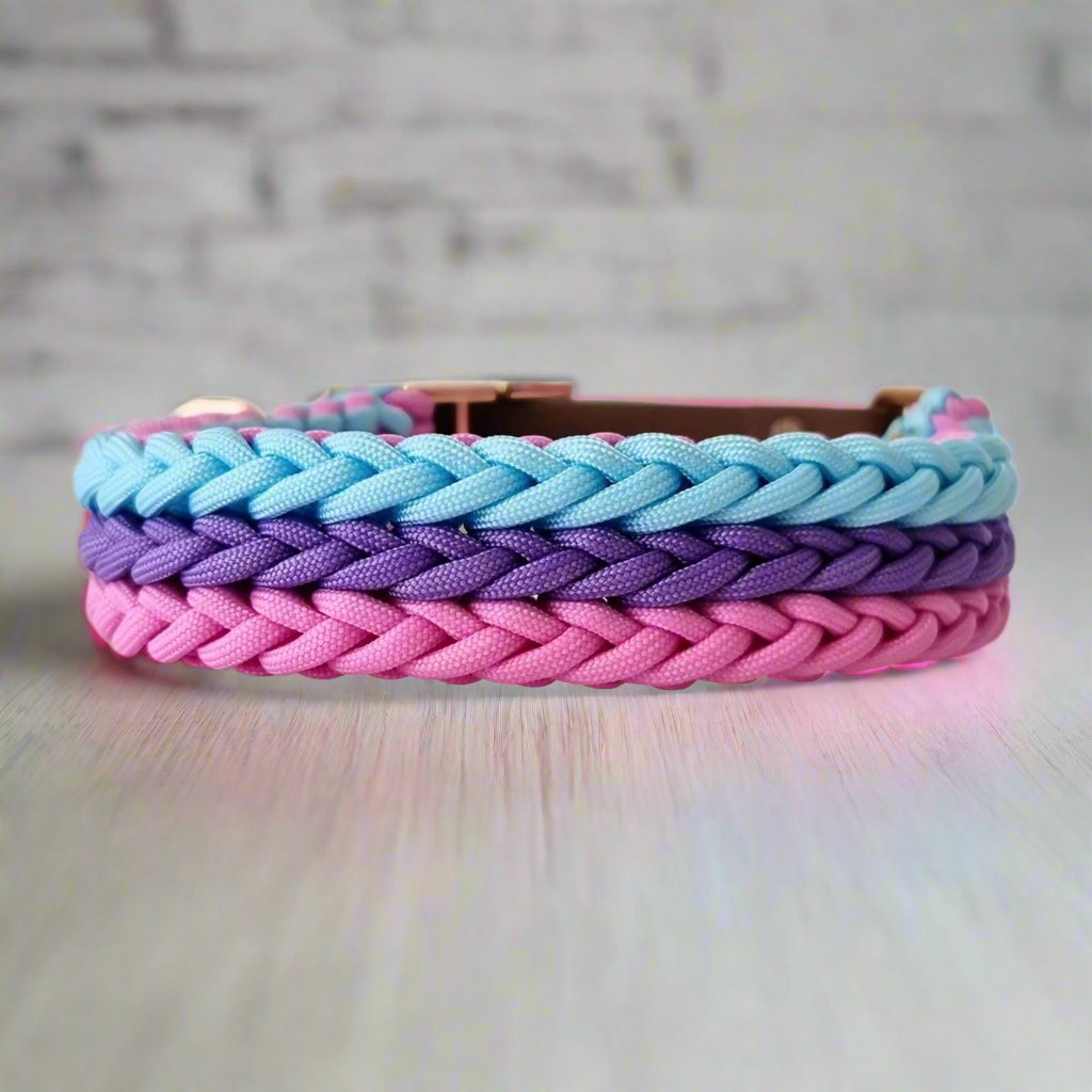 Unicorn Paracord Dog Collar