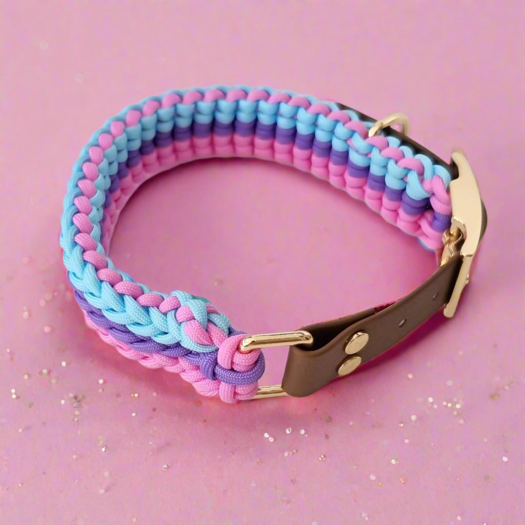 Unicorn Paracord Dog Collar