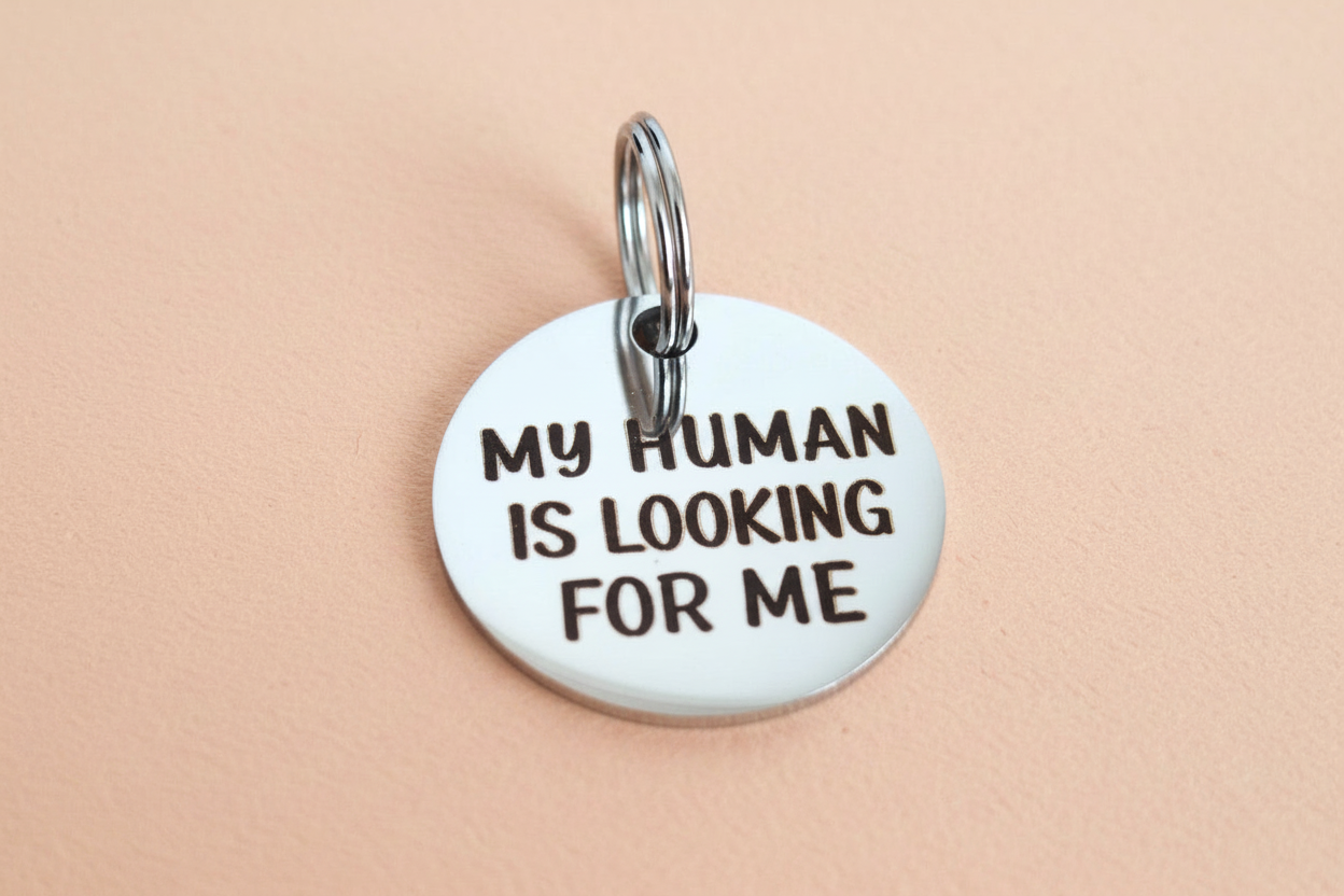 30mm Pet ID Tag - Looking for me