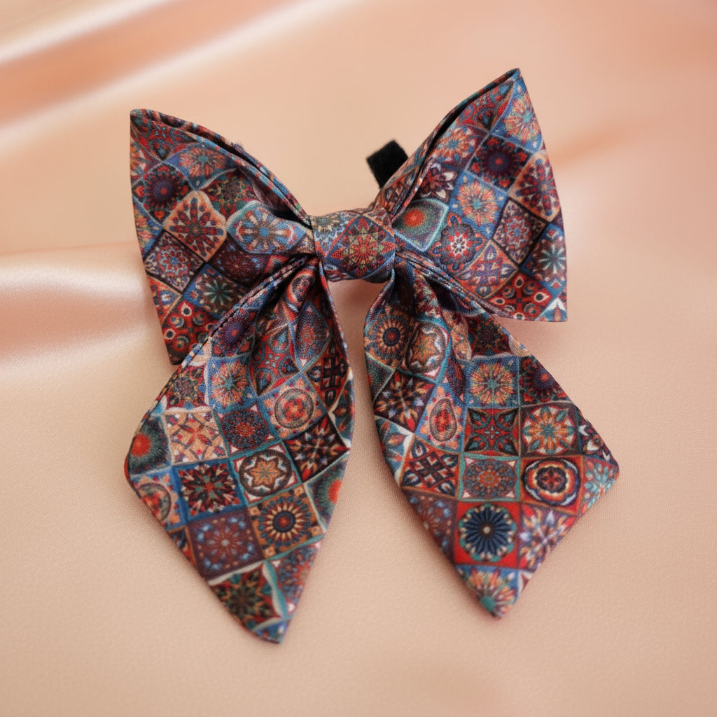 Persian Tile Dog Bow Tie - Choose your style or personalisation
