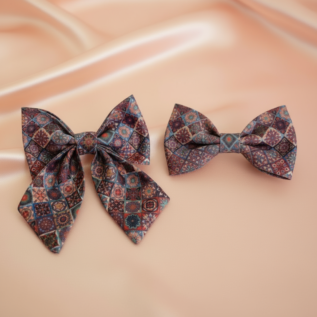 Persian Tile Dog Bow Tie - Choose your style or personalisation