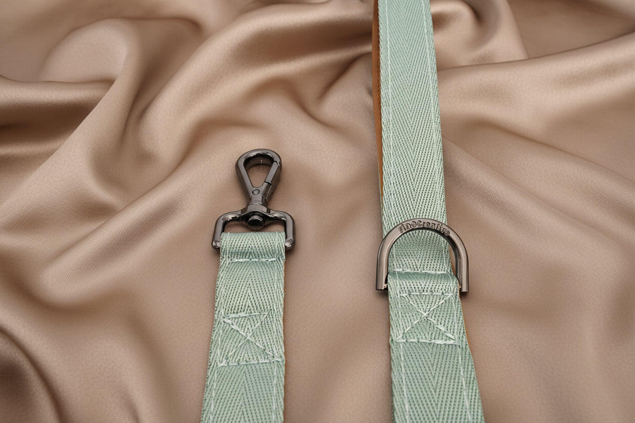 Green dog lead