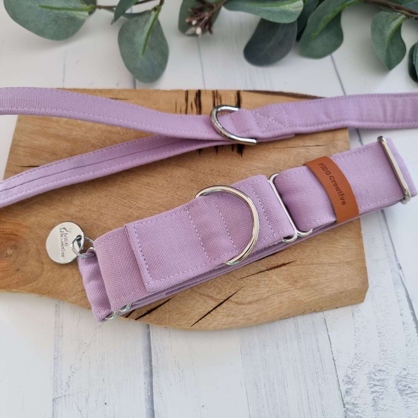 light purple martingale collar